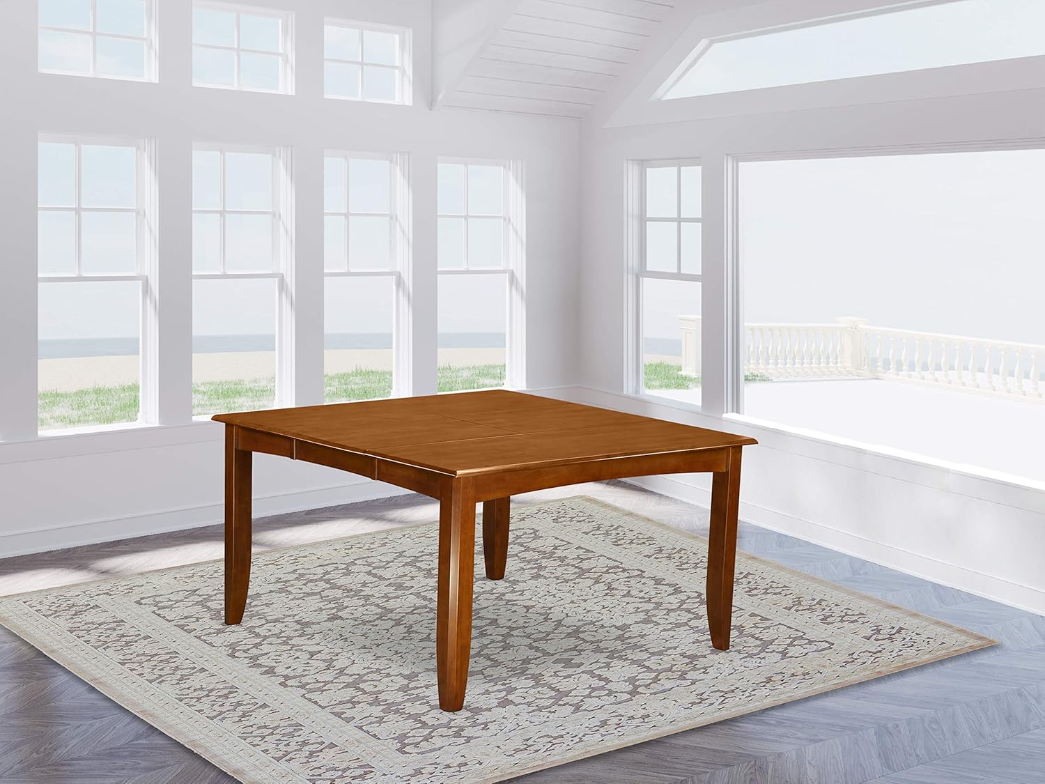 Best dining set butterfly leaf table, eight chairs