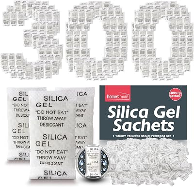 SOL 300pk Silica Gel Sachets Desiccant Pack Moisture Absorber