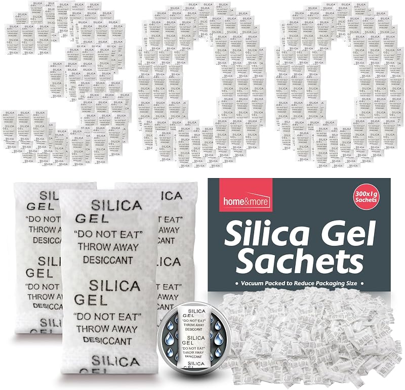 SOL 300pk Silica Gel Sachets Desiccant Pack Moisture Absorber