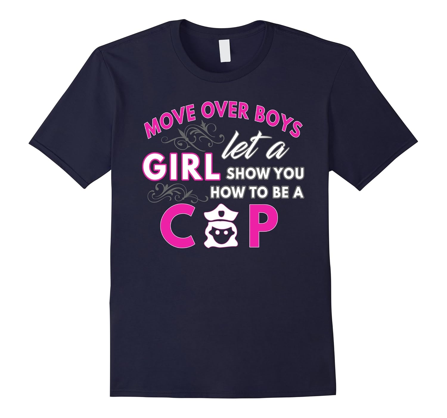 Female Police Officer Shirt Gift Cops and Law Enforcement-ANZ