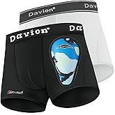 Davion Baseball Cup Youth Boys Underwear with Protective Athletic Cup for Boys, Soft Sports Protection for Baseball Football