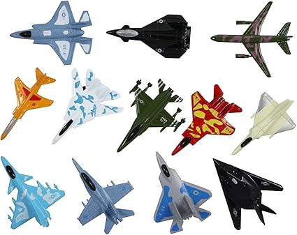 avion militar de juguete