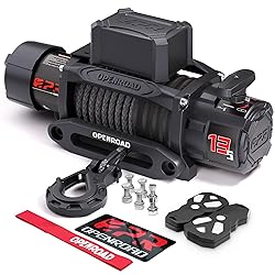 OPENROAD 13500 lb Recovery Winch with Synthetic