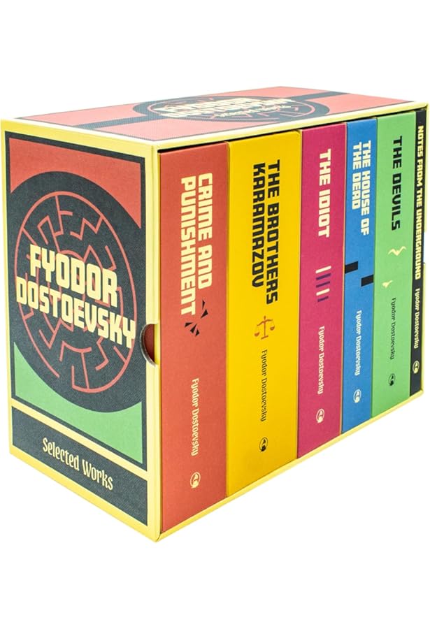 Selected Works of Fyodor Dostoevsky 7 Book Collection Set (Crime