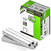 meite 21 Gauge Upholstery Staples, 1/2-Inch Crown with 1/2-Inch Length Galvanized Heavy Duty Staples for Staple Guns MT8016, 