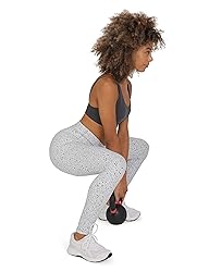 ODODOS Women's Cross Waist Pattern Yoga Leggings