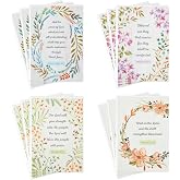 Hallmark DaySpring Assorted Religious Sympathy Cards, 12-Pack (Flowers)