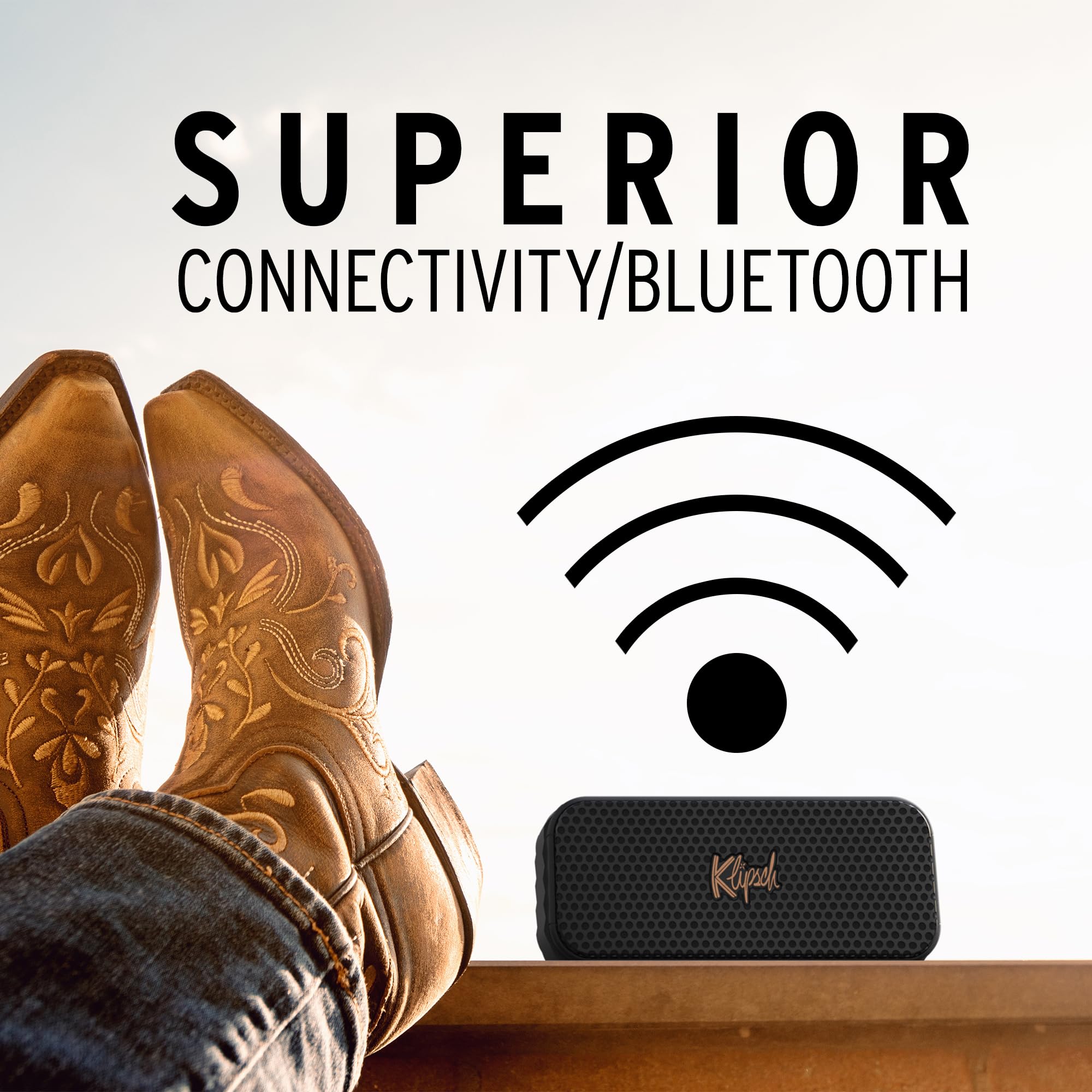 Klipsch Nashville Portable Bluetooth Speaker with a 2.25