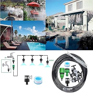Diy Crafts Misting System Outdoor Cooling Mist System Drip