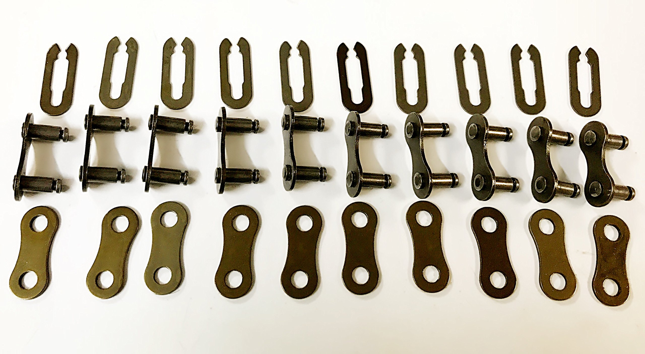 10 Sets Single Speed Bike Chain Link Master Link Replacement No Tool