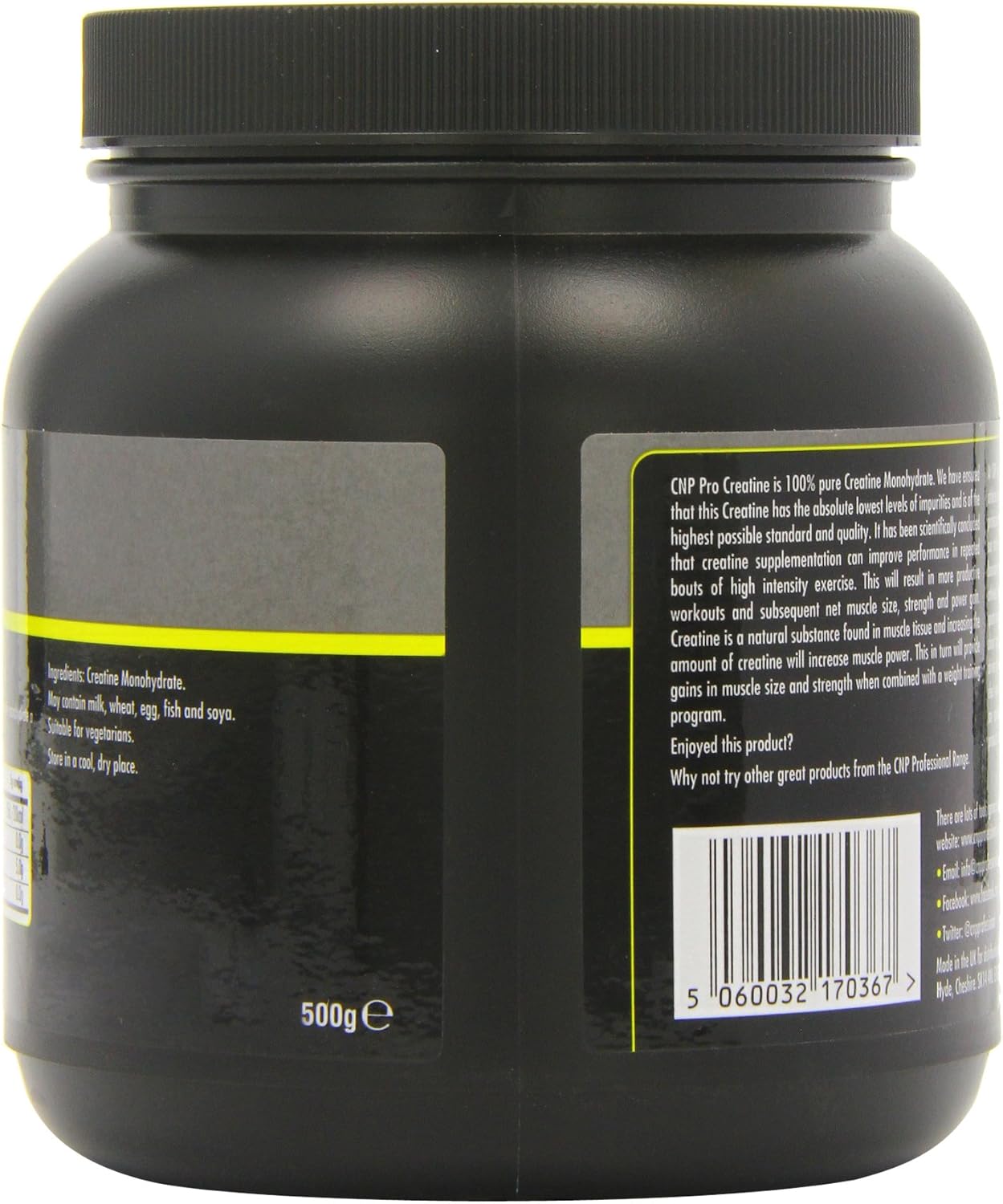 CNP Professional Creatine Range, 500g / 250g Creatine Monohydrate Powder, E2 Ethyl Ester 240 Capsules (500g Powder) - Image 5