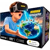 Heromask VR Headset for Kids 5-12 &middot; Geography Games Virtual Reality | Countries, capitals &amp; flags through play in VR. iPhone/Android. Original educational gift for kids