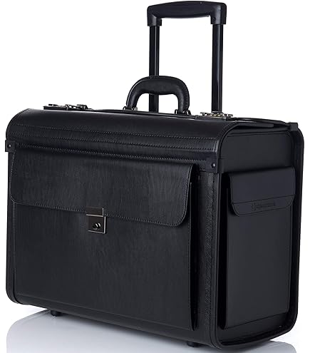 Amazon.com: HomeStock Retro Relaxation Black Leather Pilot Case
