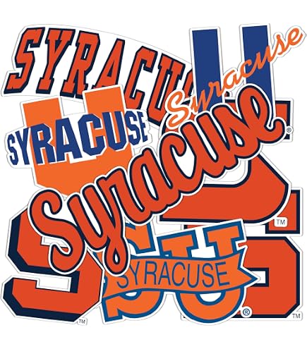 Syracuse University Orange - Die Cut Carbon Fiber Vinyl Sticker at