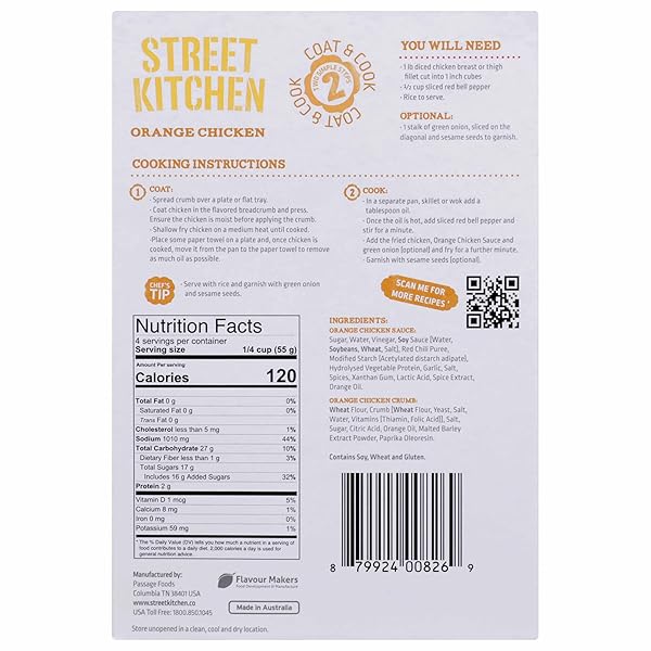 STREET KITCHEN ORANGE CHICKEN MEAL KIT