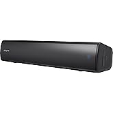 Creative Stage Air V2 2.0 Portable Bluetooth Sound Bar Speaker - 10 W RMS - Black (Renewed)