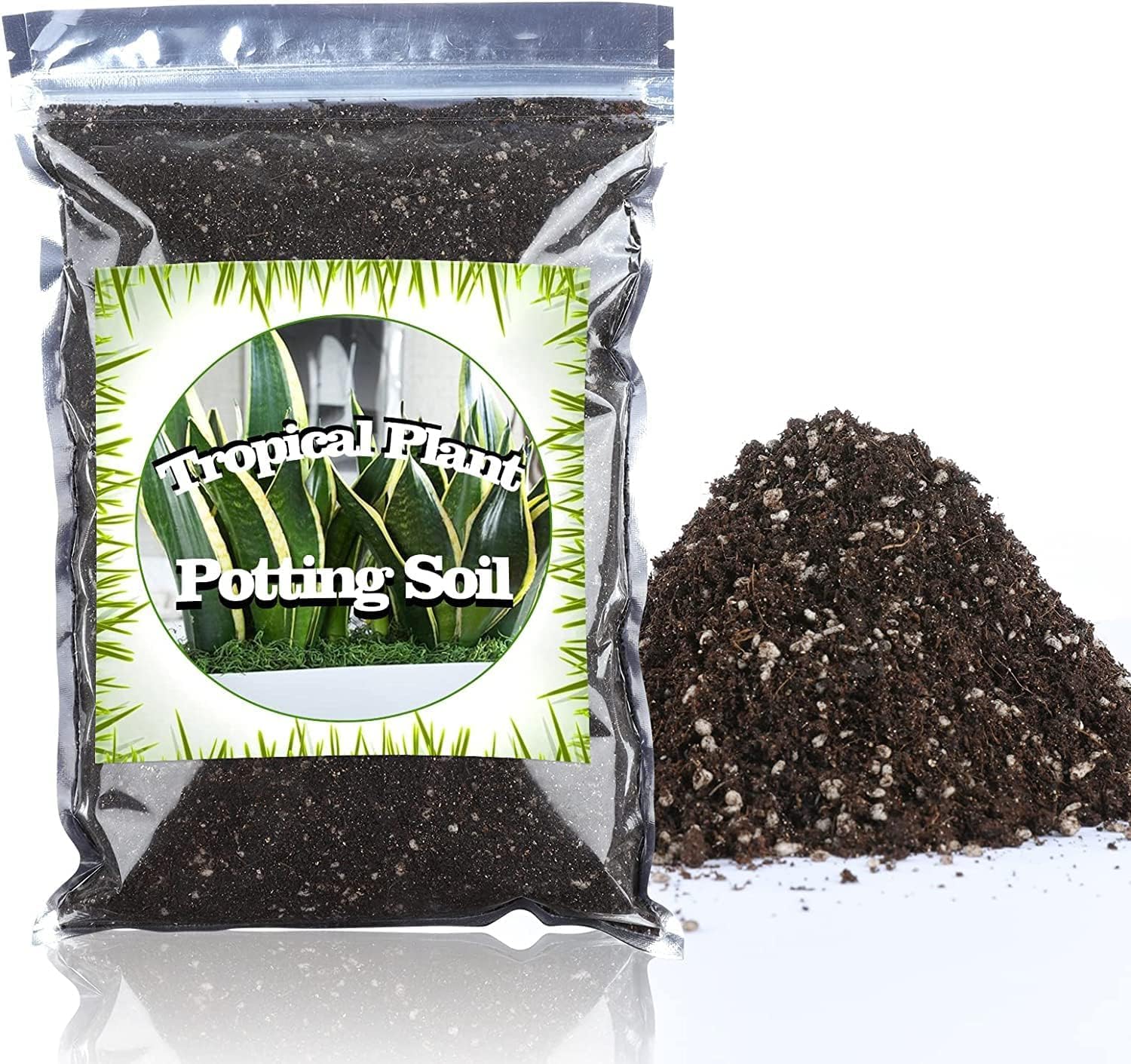 Houseplant Potting Mix, Fertilized, Perlite Soil for All Types of Indoor House Plants and Tropical Plant 4L