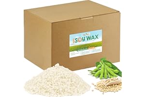 FROKO 5LB Soy Wax, 100% Natural Soy Wax for Candle Making, from Organic Farm, Organic, Harmless and Pure, Premium Natural Candle Wax, No additives…