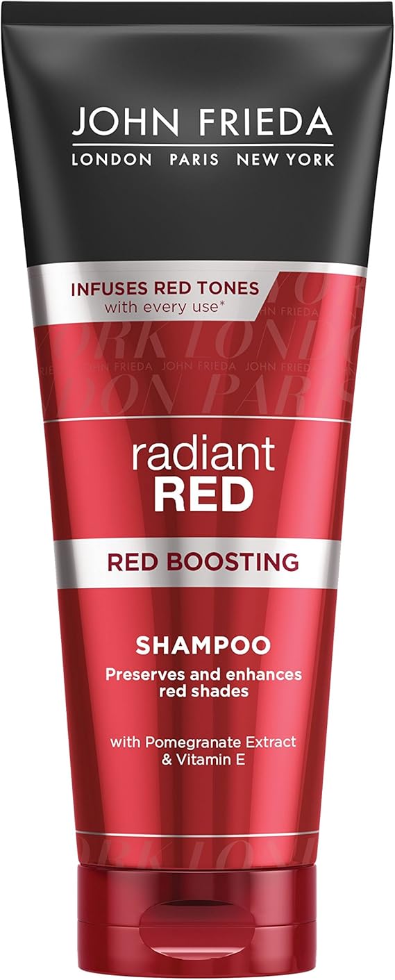 John Frieda Radiant Red Boosting Champú para cabello rojo