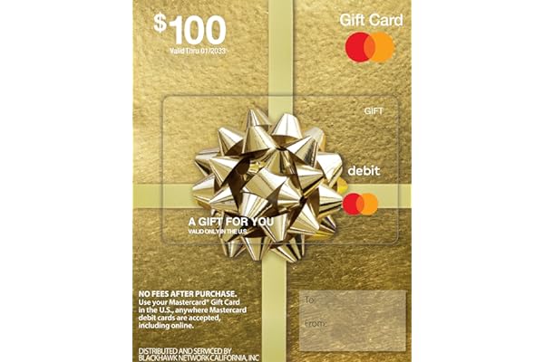 $100 Mastercard Gift Card (plus $5.95 Purchase Fee)
