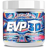 Evogen EVP 3D - Stim Free Pre Workout Powder for Men & Women | Sugar Free Non Stim Preworkout with Beta Alanine and Creatine for Energy & Pump | Sour Candy | 40 Servings