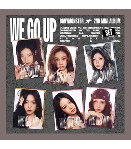 Amazon.com: BABYMONSTER WE GO UP [PATTERN Ver.] 2nd Mini Album