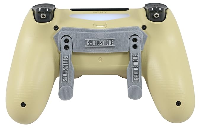 Gold/Chrom Silber PS4 Elite Controller Custom mit Paddel, Trigger Stops. Professional Level graduiert Equipment. Turnier Zuge