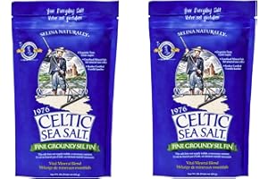 Celtic Sea Salt Resealable Bags, Fine Ground, 1 Pound, 2 Count