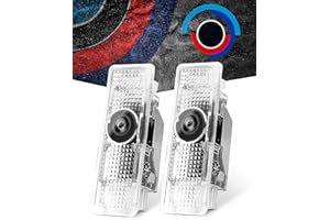 AZBESTPRO 2Pcs Door Light, Replacement for BMW Anniversary Ghost lamp, HD Welcome Lights, Cars Accessories for 1/2/3/4/5/6/7/8 Series M/X/Z