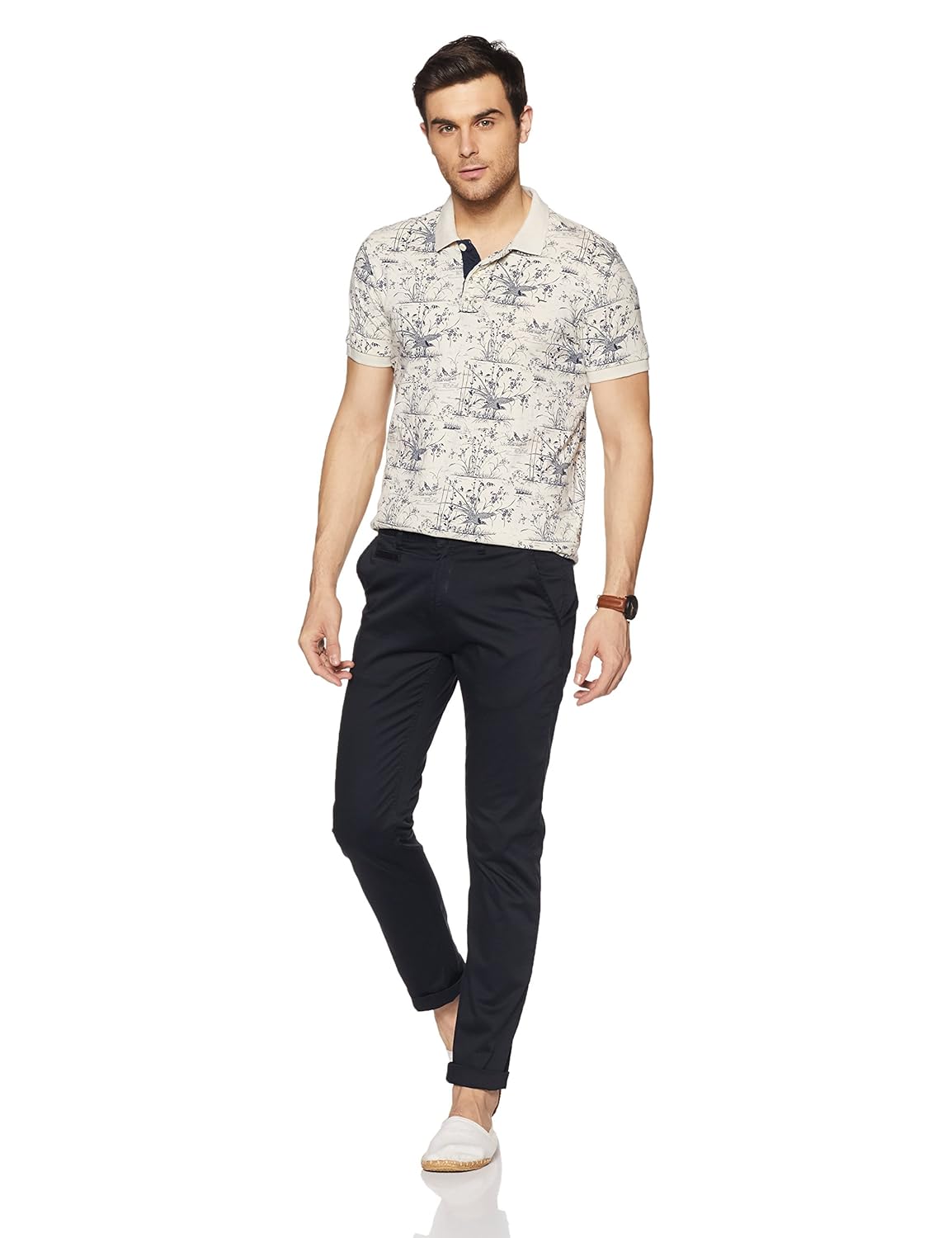 peter england men's casual trousers