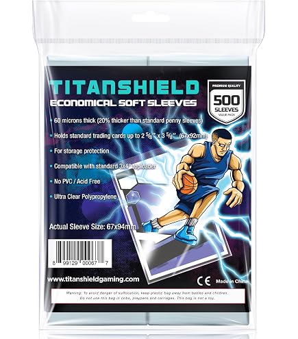 2.25 x 3.5 card sleeves Rayvol 10000 Sof Sleeves, 67 94mm Card Fit 2-5/8'' x 3-5/8'' Trading Cards, for Baseball Cards, Sports and Other TCG Games(500 x 20 Pack) : Toys & Games they’re ideal for protecting sports cards Recollections 4.25