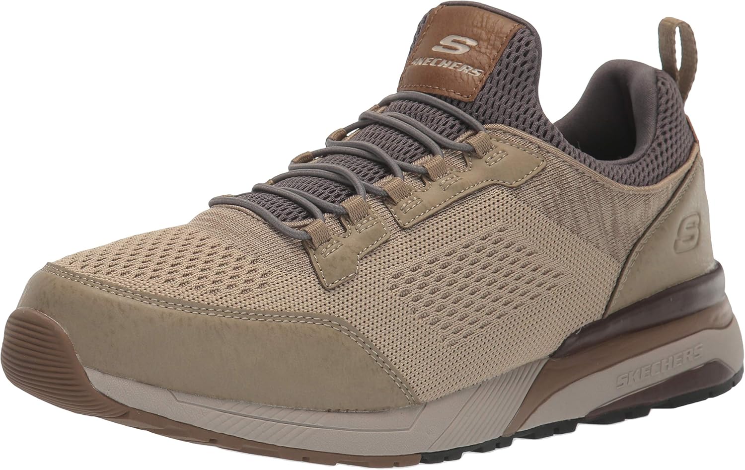 skechers men's hamal shoes brown