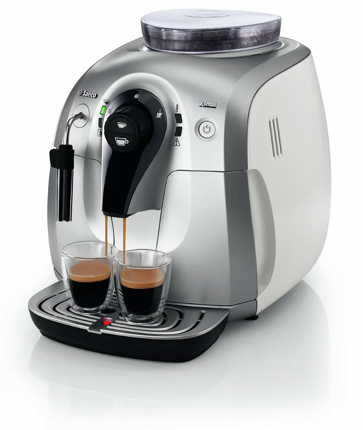 Amazon.de Saeco RI9745/01 Kaffeevollautomat Xsmall, silberweiss