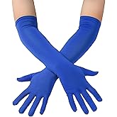 ATHX Men's and Women's Spandex Costume Gloves - 18" Length Stretchy Halloween Cosplay Long Opera Party Gloves