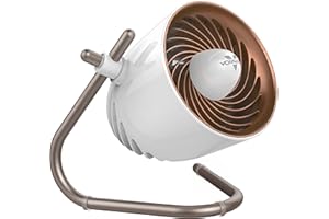 Vornado Pivot Personal Air Circulator Fan, 6-inch, Quiet Portable for Travel, 3 Speed Settings, Targeted Cooling Airflow, 360-Degree Adjustable Axis, Fan for Bedroom, Office, And Desktop, Copper