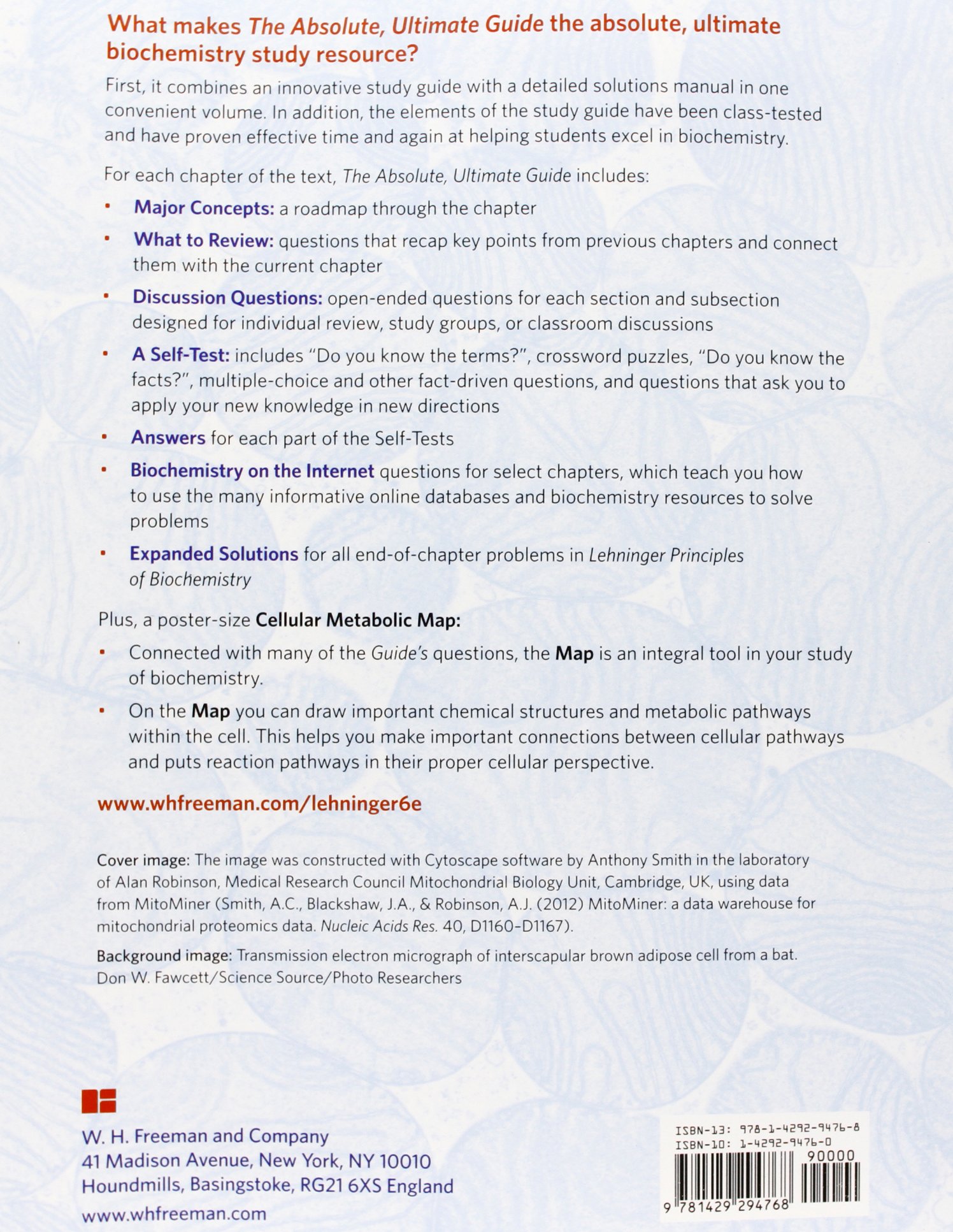 Absolute Ultimate Guide for Lehninger Principles of Biochemistry: David L.  Nelson: 9781429294768: Amazon.com: Books