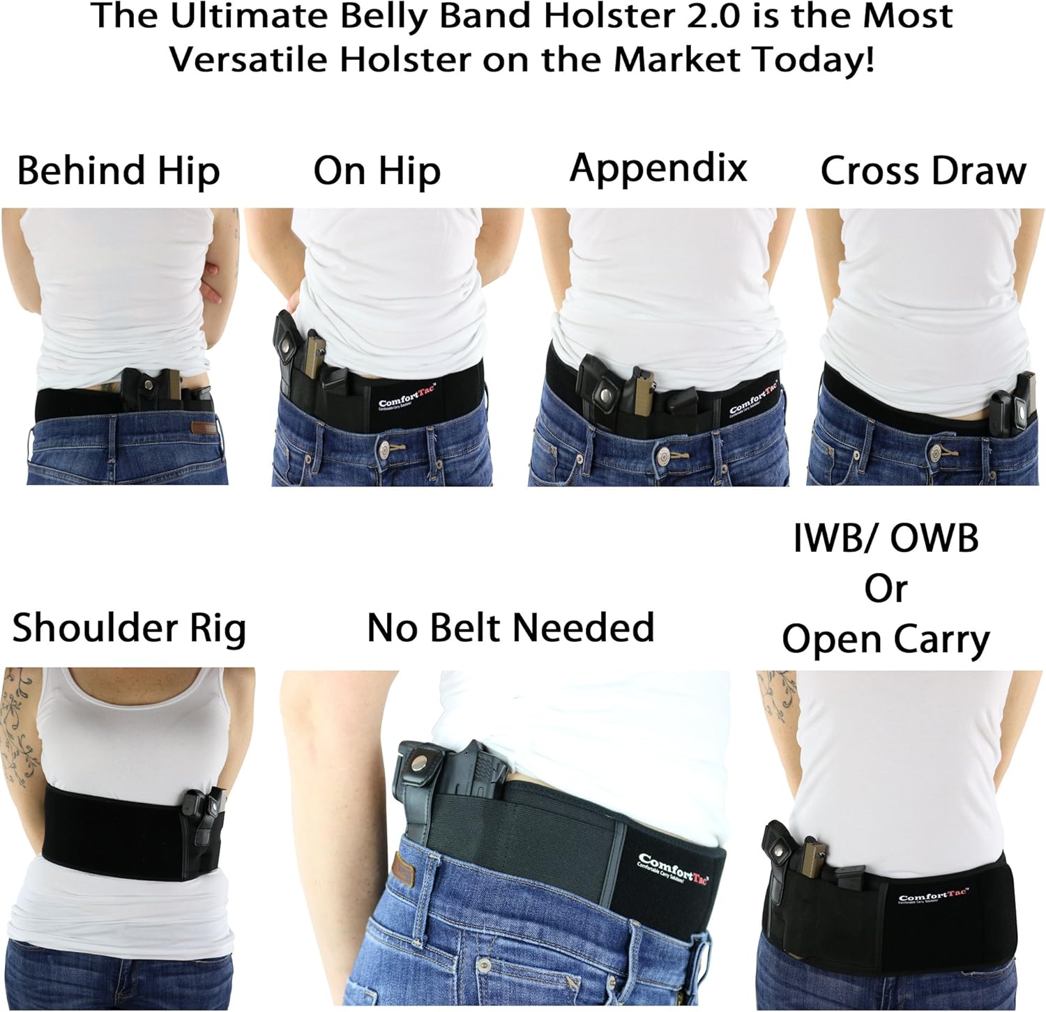 most comfortable concealed carry position