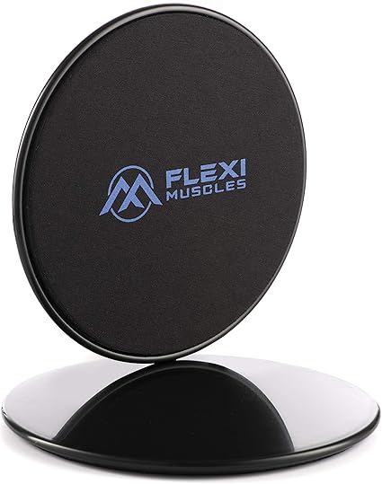 Amazon Com Flexi Muscles Core Sliders Dual Sided Sliding Discs