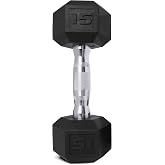 CAP Barbell Coated Dumbbell Weight, Single, Various Sizes