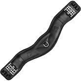 Exion Dressage Girth &ndash; Optimal Shoulder Comfort Anatomical Leather Girth | Premium Soft Padding | Sheepskin or Leather Lining