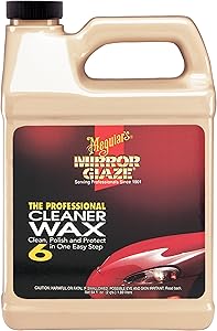 Meguiar's M0664 Mirror Glaze Cleaner Wax, 64 Fluid Ounces