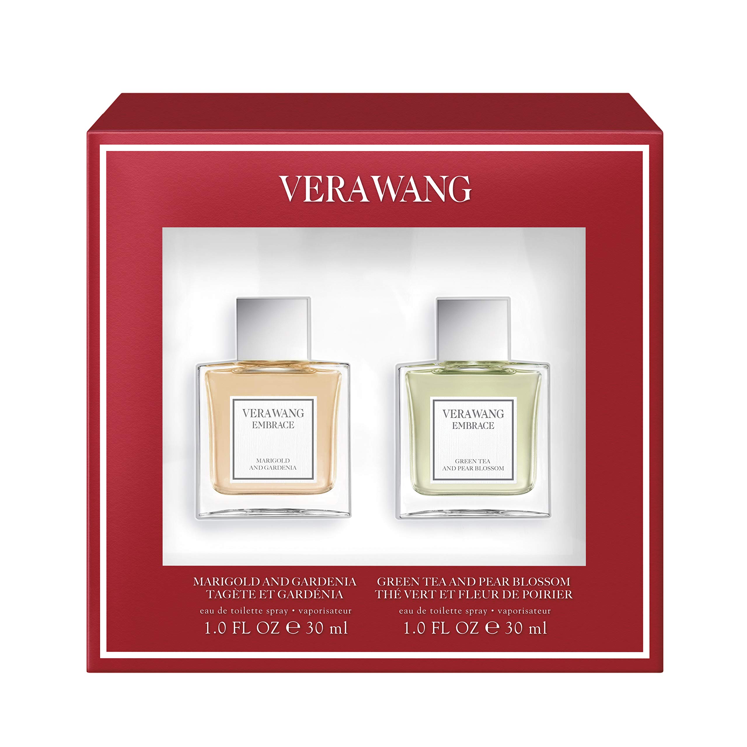 Vera Wang Embrace, Marigold And Gardenia & Green Tea & Pear Blossom, Wood, 30 ml (Pack of 2)