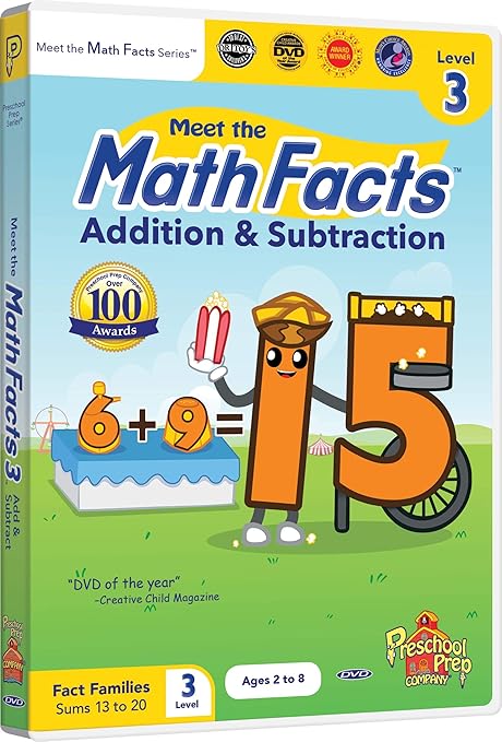 Amazon.com: Meet the Math Facts Addition & Subtraction - Level 3 DVD