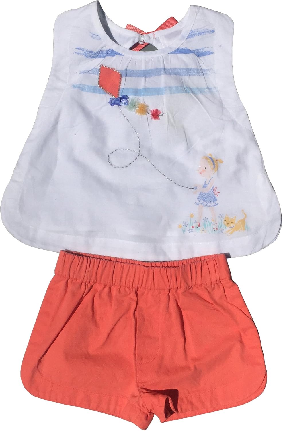 baby girl clothing set, white, 03 months Clothing