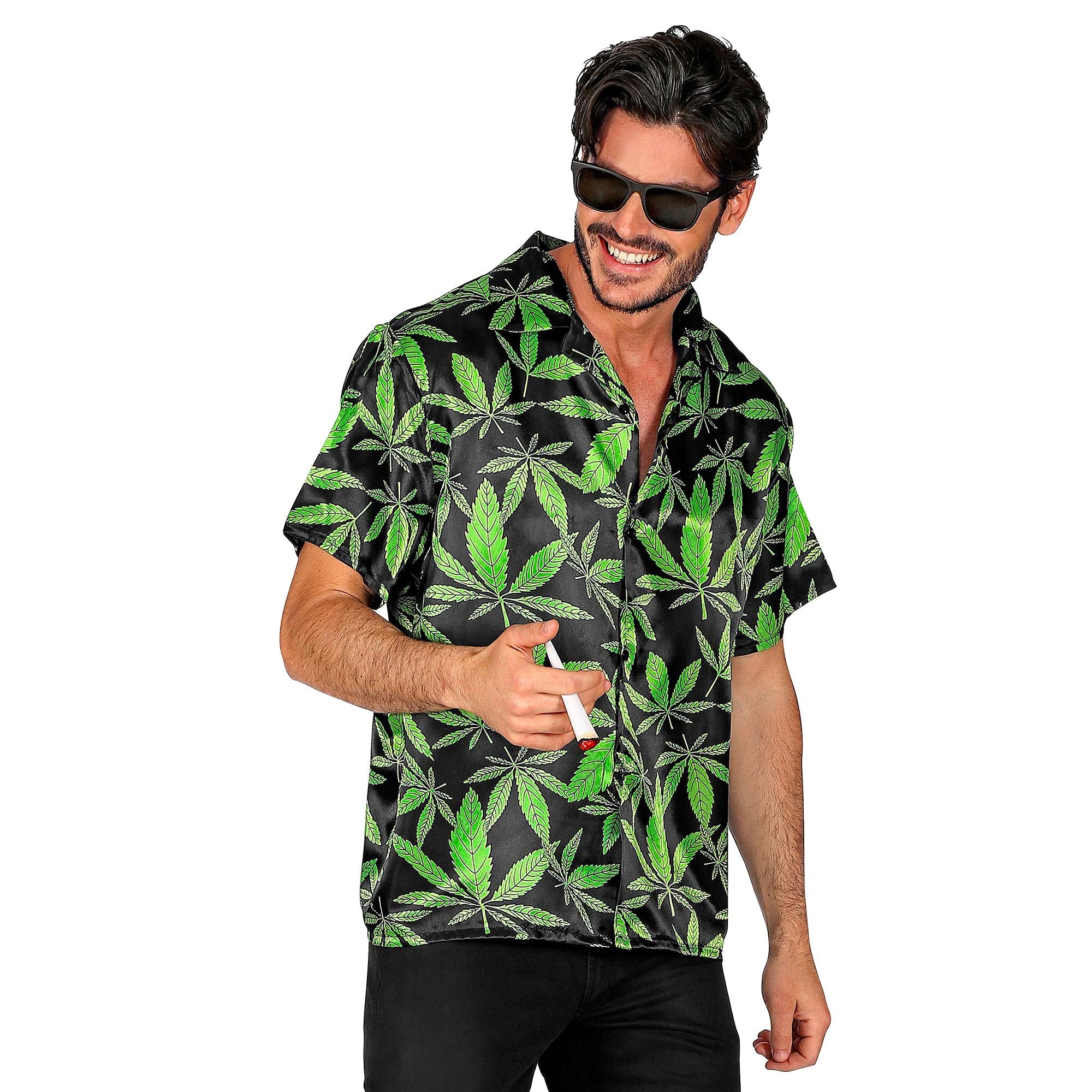 Widmann Ganja Style Shirt, Jamaican, Rastaman, Reggae, Carnival, Theme Party — image 1