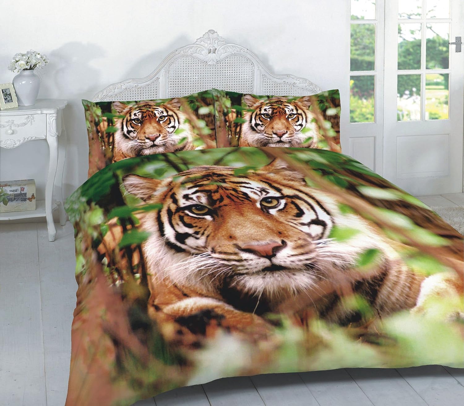 Animal Print Duvet Cover Set King Size Bed Kingsize 3D Animal Effect