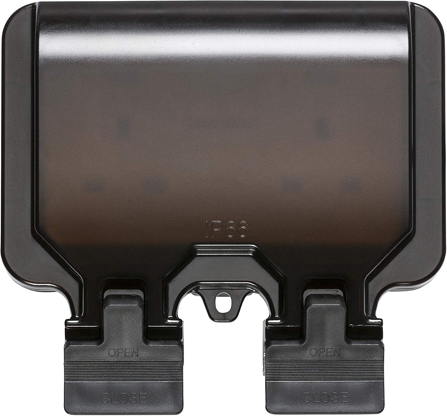 Knightsbridge OP9N Outdoor Weatherproof Double Socket IP66, Black,84.0 mm*153.0 mm*170.0 mm - Image 3