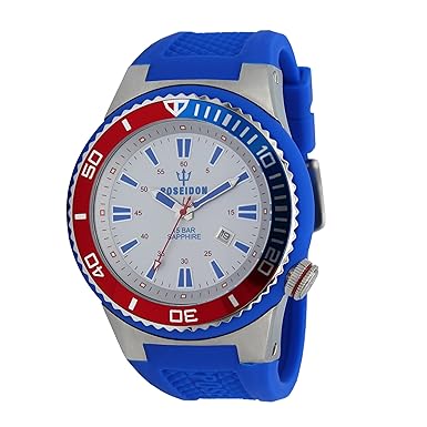POSEIDON by KIENZLE XL Uhr Analog mit Silikon Armband UP00614