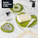 Hemway Lime Green Holographic Glitter Extra Chunky 130g Shaker view 7
