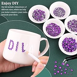 Resin Rhinestones for Crafting with B7000 Jewelry